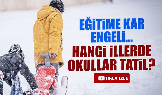 31 Aralık Okullar Tatil mi? Valiliklerden Son Dakika Kararı!