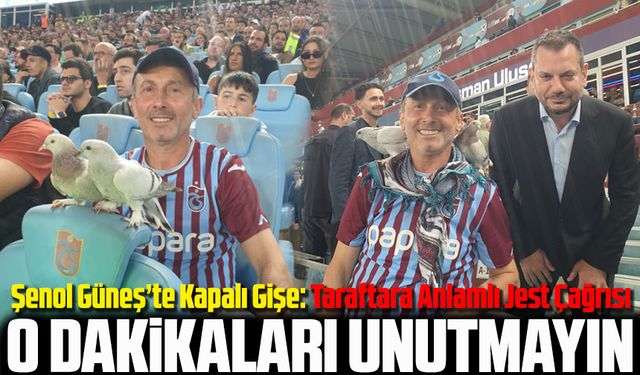 Şenol Güneş’te Kapalı Gişe Trabzonspor–Beşiktaş maçı öncesi tribünlere birlik ve vefa mesajı