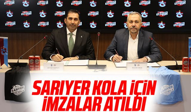 Trabzonspor’dan Yerli Markayla Güç Birliği! Sarıyer Kola Forma Sponsoru Oldu