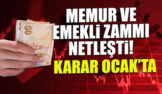 Memur ve Emekli Zammı Netleşti! Karar Ocak'ta...