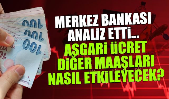 Merkez Bankası Analiz Etti! Asgari Ücret Diğer Maaşları Nasıl Etkileyecek?
