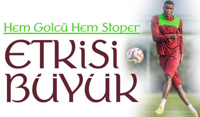 Trabzonspor’da Onuachu Etkisi: Hem Golcü Hem Stoper Gibi Oynadı, Tarihe Geçti