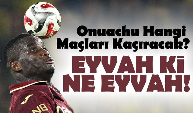 Trabzonspor’a Onuachu Şoku: Afrika Uluslar Kupası’na Çağrıldı