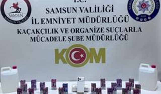 Samsun'da kaçakçılık operasyonunda 3 zanlı yakalandı