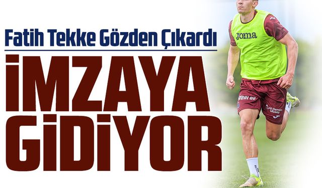 Trabzonspor’da teknik direktör Fatih Tekke’nin planları dışında kaldı. İstanbul'un yolunu tuttu