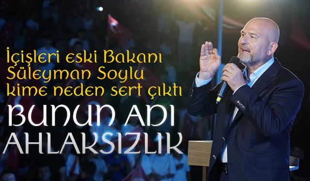 Süleyman Soylu, Mehmet Akif Ersoy hakkında ortaya atılan görüntülü arama iddialarına sert yanıt