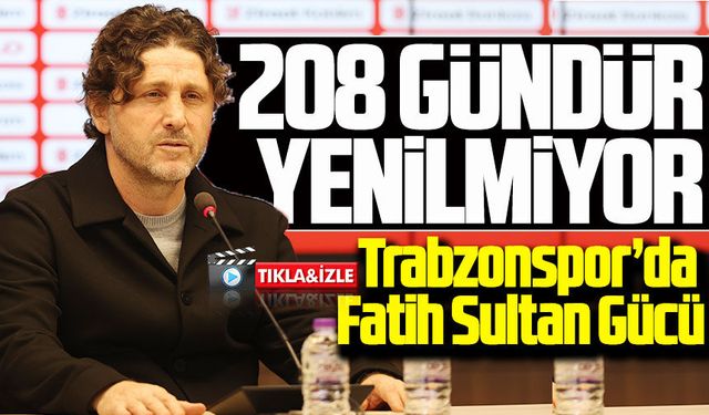 Trabzonspor’da İç Saha Gücü: Fatih Tekke 208 Gündür Yenilmiyor
