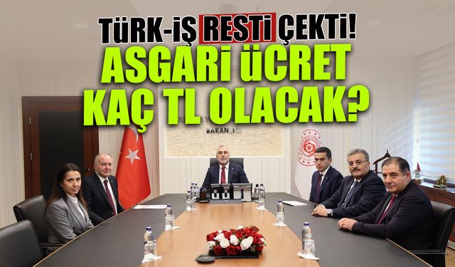 Türk İş Resti Çekti! Asgari Ücret Kaç TL Olacak?