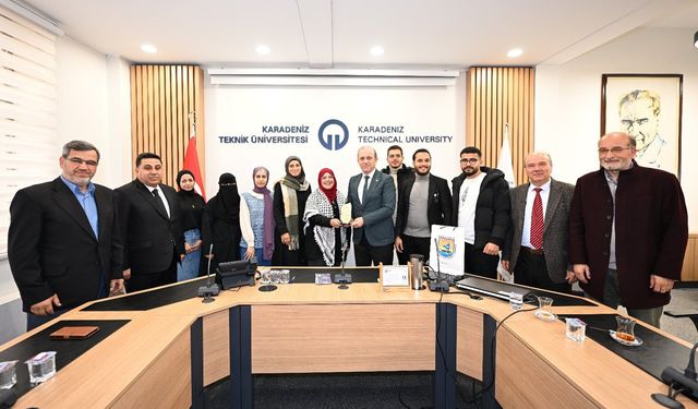 KTÜ Rektörü Çuvalcı: “Filistin davasını her platformda savunmaya devam edeceğiz”