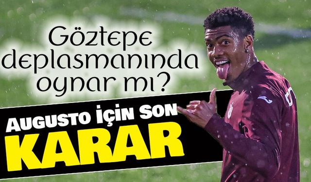 Trabzonspor’da Kritik Bekleyiş: Savic, Folcarelli ve Augusto İçin Son Kontrol