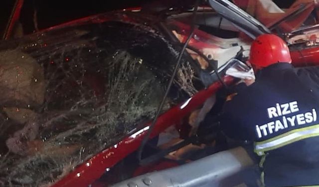 Rize’de feci kaza: Kafe işleten esnaf Osman Kopuz hayatını kaybetti