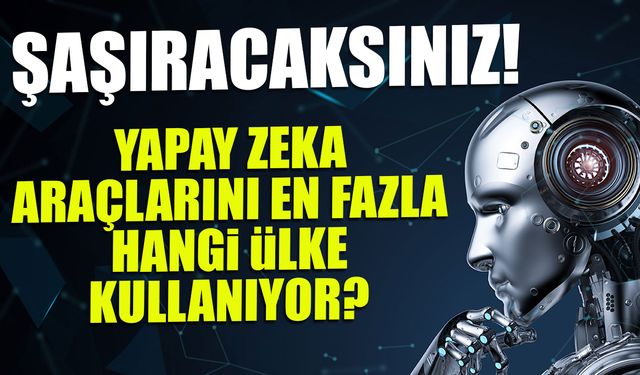Herkes Kullanıyor, Biz İzliyoruz! Yapay Zeka Araçlarını En Fazla Hangi Ülke Kullanıyor?