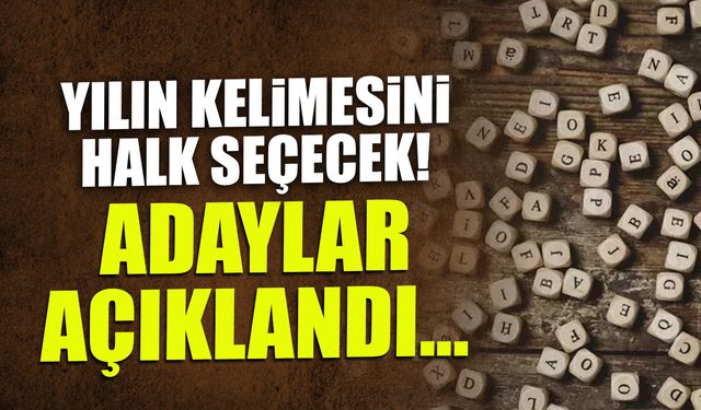 Yılın Kelimesini Halk Seçecek! Adaylar Açıklandı...