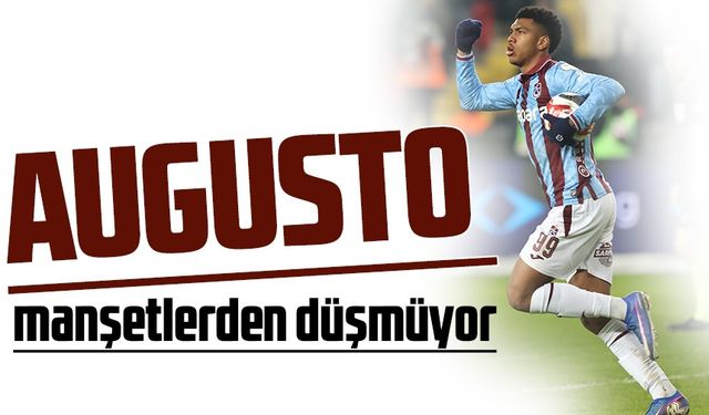 Trabzonspor’un genç golcüsü Felipe Augusto, attığı gollerle ülkesinde manşetlere çıktı