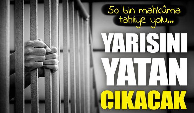 Cezaevlerinde Yeni Dönem: Yarısını Yatan Çıkacak, 50 Bin Mahkûma Tahliye Yolu