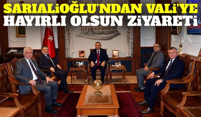 Başkan Sarıalioğlu’ndan Vali Tahir Şahin’e ziyaret: “Trabzon için iş birliğine hazırız”