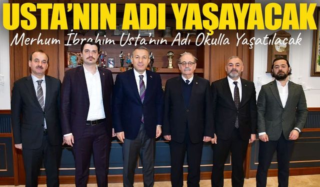 İbrahim Usta’nın Adı Trabzon Arsin’de Yapılacak Okulla Yaşatılacak