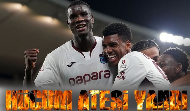 Trabzonspor’un Hücum Ateşi Zirveyi Zorluyor