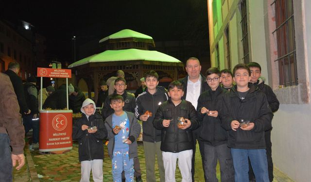 Kavak'ta Miraç Kandili idrak edildi