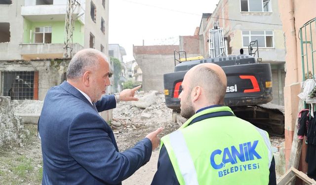 Başkan Sandıkçı: 'Yeni bulvar yolu ile Canik'in ulaşım ağı güçlenecek, trafik yoğunluğu azalacak'