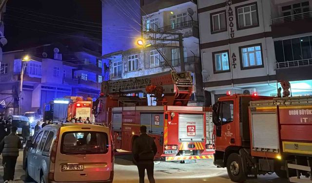 Ordu'da yangın ihbarı ekipleri harekete geçirdi