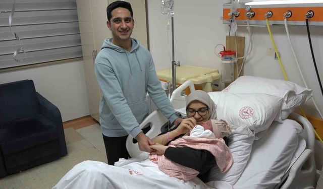 Rize'de 2026 yılının ilk bebeği 'Elif Bilge' oldu