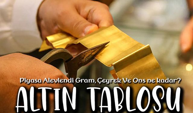 Bugün Altın Piyasası Alevlendi Gram, Çeyrek Ve Ons Yeni Seviyeleri Zorluyor