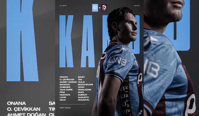 Trabzonspor'un Hesapcom Antalyaspor maçı kamp kadrosu belli oldu