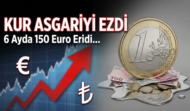 Asgari Ücrette Kur Şoku: 6 Ayda 150 Euro Eriyen Maaş