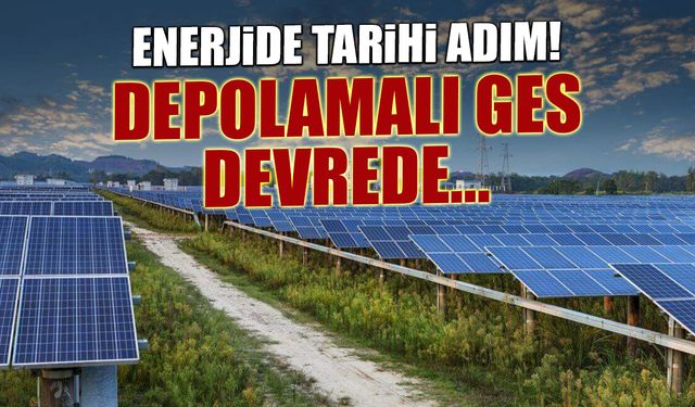 Enerjide Tarihi Eşik: Türkiye’nin İlk Depolamalı GES’i Devrede!