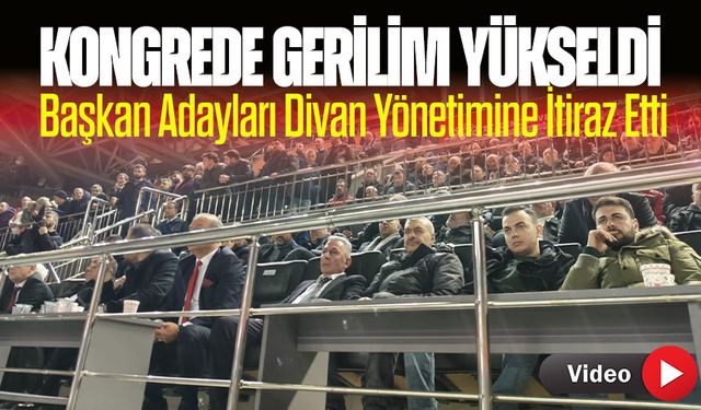 Trabzon Şoförler Odası Kongresinde Gergin Anlar: Adaylardan Divan Başkanına Tepki