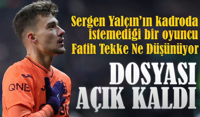 Sergen Yalçın’ın kadroda istemediği Trabzonspor’da Ernest Muçi Kararı İçin Tarih Netleşti