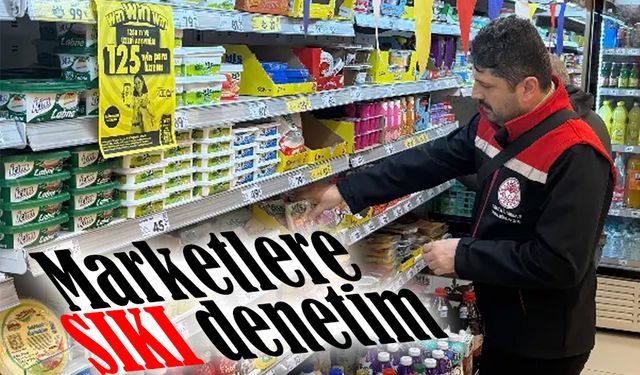 Trabzon’da Ulusal Zincir Marketlere Eş Zamanlı Gıda Denetimi