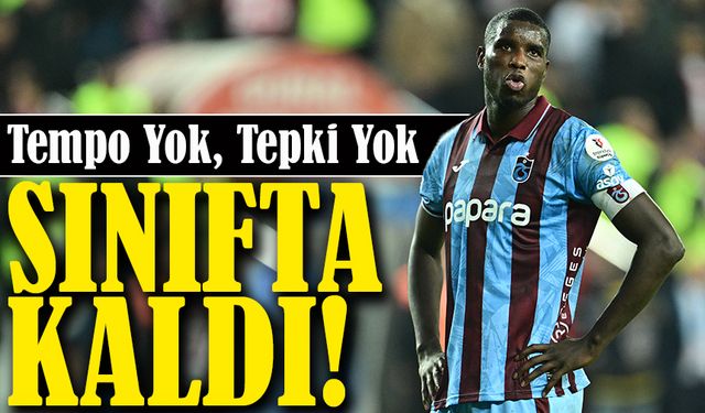 Trabzonspor Antalya’da Sınıfta Kaldı: Tempo Yok, Tepki Yok