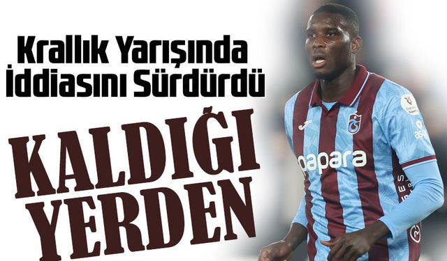 Onuachu Kaldığı Yerden Devam Ediyor: Krallık Yarışında İddiasını Sürdürdü
