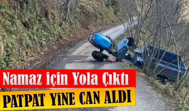 Cami Yolunda Feci Son! Patpat Kazası Can Aldı