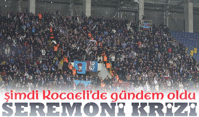 Kocaelispor–Trabzonspor maçı öncesi Seremoni Ücreti Krizi Kocaeli’yi Karıştırdı