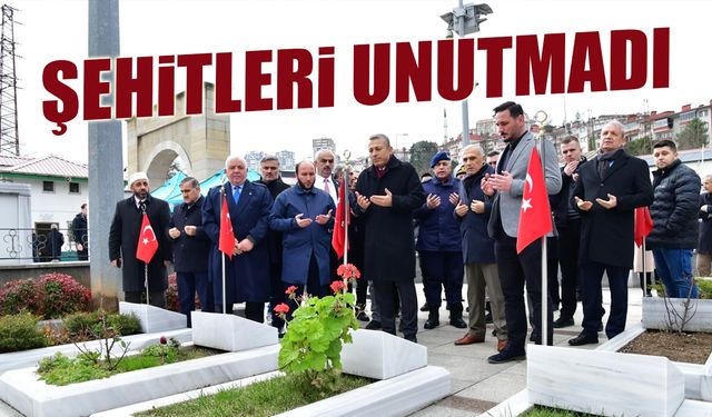 Vali Tahir Şahin Şehitliği Ziyaret Etti