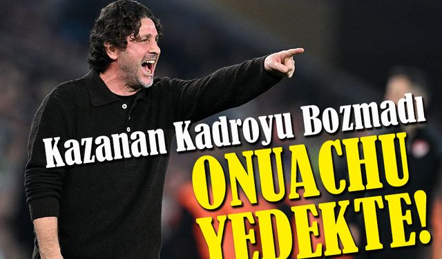 Trabzonspor’da Kasımpaşa Maçı Öncesi Tek Değişiklik.  Fatih Tekke, kazanan kadroyu bozmadı