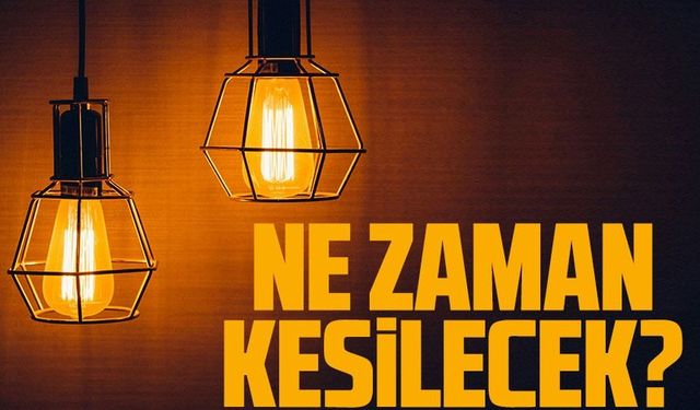 Trabzon'da Cuma Günü Kabus Gibi Geçecek: Bu İlçeler Saatlerce Karanlıkta Kalacak!