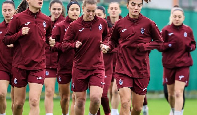 Trabzonspor Kadın Futbol Takımı FOMGET Maçı Hazırlıklarını Sürdürüyor