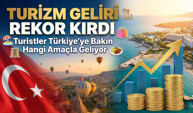 Türkiye’nin Turizm Geliri 2025’te 65,2 Milyar Doları Aştı