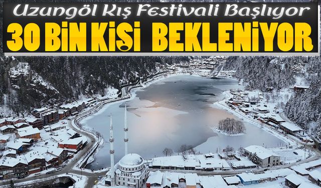 Uzungöl Kış Festivali Başlıyor: 6 Bin 161 Kişiyle Rekor Horon Denemesi