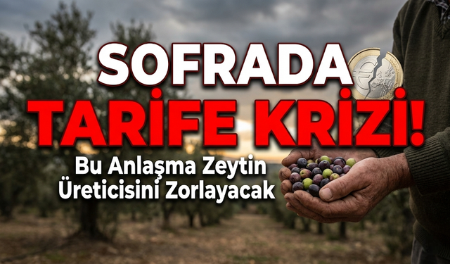 Sofrada Tarife Krizi: Bu Anlaşma Zeytin Üreticisini Zorlayacak!