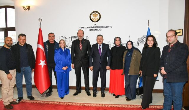 Uluslararası Kültür Turizm Derneği’nden Trabzon Büyükşehir Belediyesi’ne Ziyaret