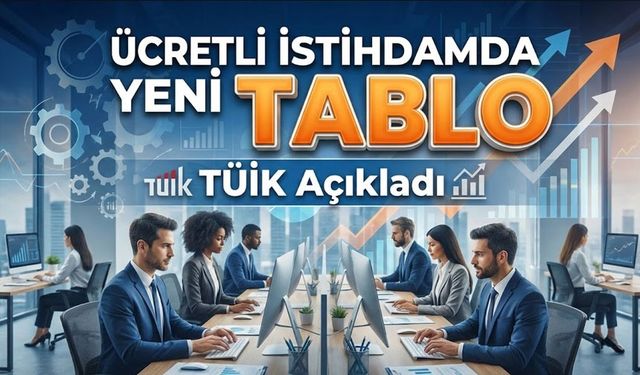 TÜİK Açıkladı: Ücretli Çalışan Sayısında Yıllık Yüzde 1,2 Artış, Sektörlerde Denge Değişti