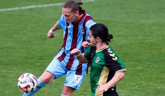 Trabzonspor Kadın Futbol Takımı Evinde Takıldı, Zirveyle Arası Açıldı