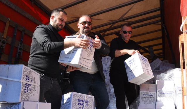 ASFED'in hazırladığı 4 bin ramazan kolisi Samsun'a ulaştırıldı