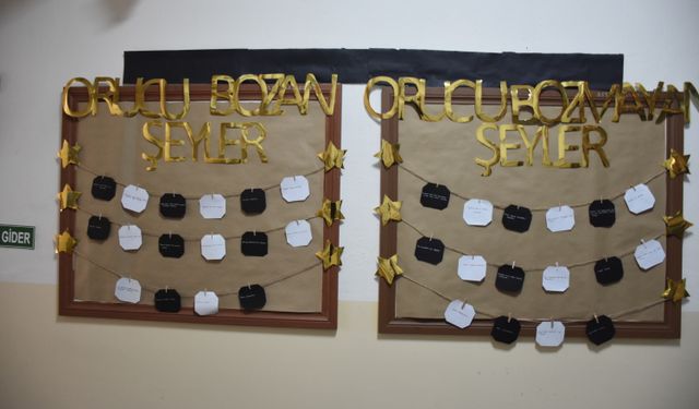 Trabzon, Gümüşhane, Giresun ve Artvin'de öğrenciler okullarını ramazan için süsledi