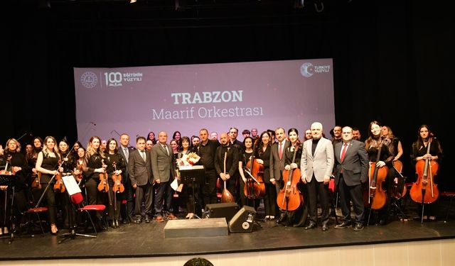 Trabzon'da Maarif Orkestrası konser düzenledi